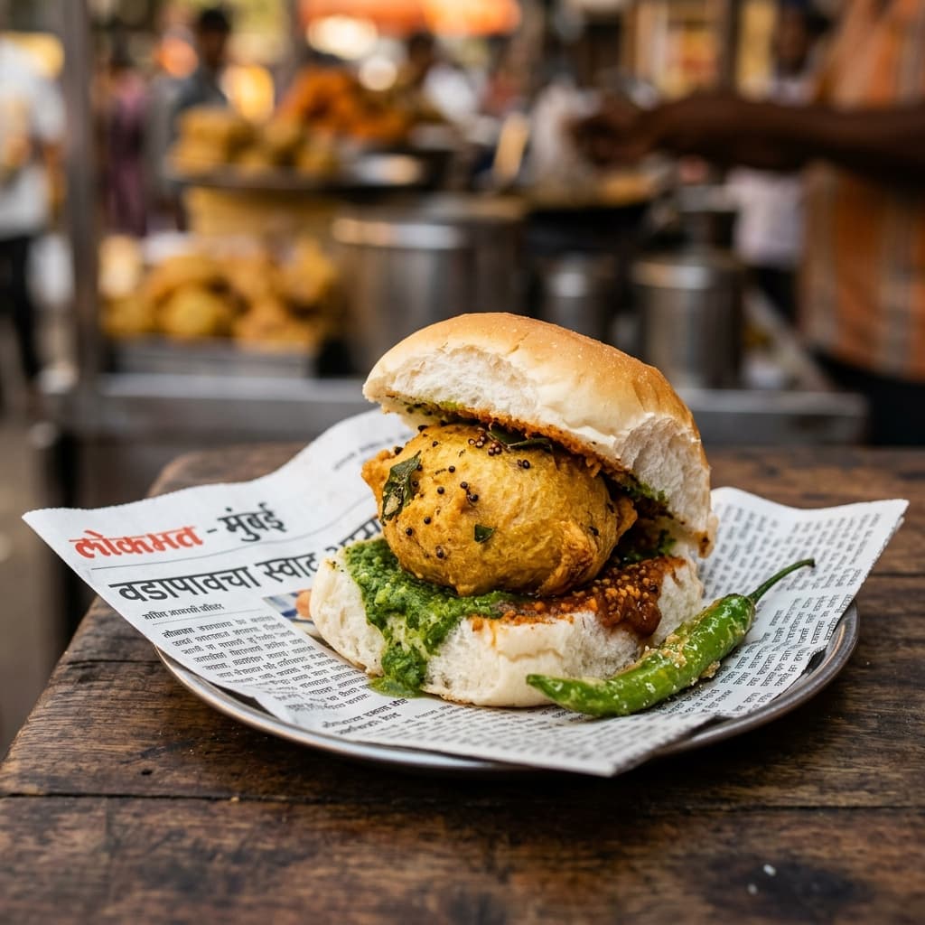 Mumbai-style Vada Pav